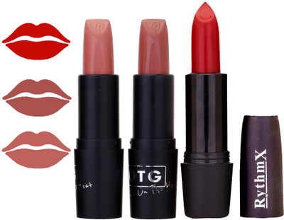 

Rythmx OTG,Peach,Nude,Red,Colour Shades Lipstick(1289 Multicolor)