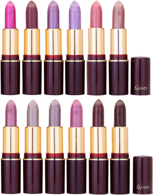 

Qunex Rich Colour Lipstick Wholesale Combo 1105201607(Multicolor,, 48 g)