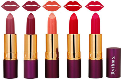 

Rythmx Matte Lipstick (Pack of 5, New Shades)883(Sahde-633)
