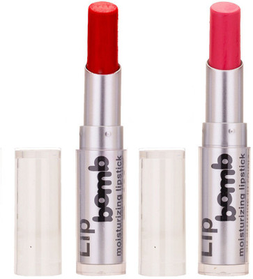 

Color Fever Creamy Matte Limited Offer77160258Red, Pink Lipstick Set(Red, Pink, 6.4 g)
