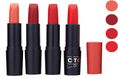 

OTG Colour Show Hot Lipstick 91(Pink-Maroon-Brick Red-Peach, 16.8 g)