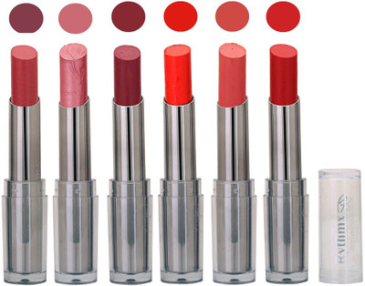 

Rythmx Color Show Creamy Matte Lipstick (Pack of 6) 491(Orange)