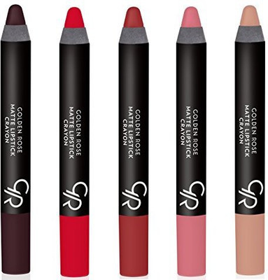 

Golden Rose Matte Crayon Set Of GRlipcrayon1(Multicolor)