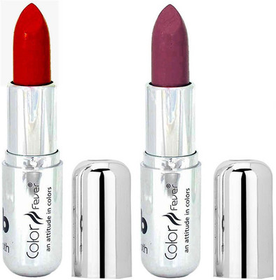

Color Fever Creamy Matte Shine Purple Lipstick 2406201654(Red, Light Pink, 8.4 g)