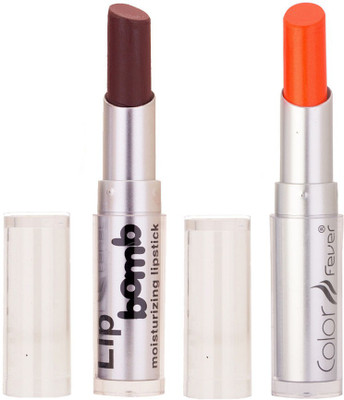 

Color Fever Creamy Matte Limited Offer77160134Coffee, Neon Orange Lipstick Set(Coffee, Neon Orange, 6.4 g)