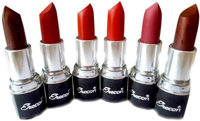 Erecon 6 Multicolor(Makeup Lipsticks Combo EMLP-H-6)