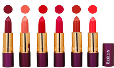 

Rythmx Long Lasting Lipstick (Pack of 6) 1832(Sahde-0135)