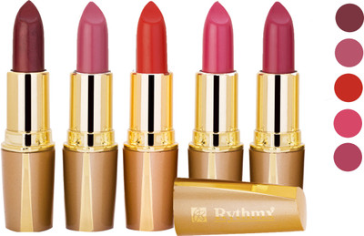 

Rythmx Creamy Matte Lipstick 2207201640 Light Red, Neon Pink, Brown, Light Brown, Pink Lipstick(Brown, Purple, Maroon, Red)