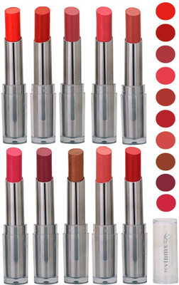

Rythmx Lipstick All Color Makeup Combo Kit (Pack of 10) 1017(Shade - 57)
