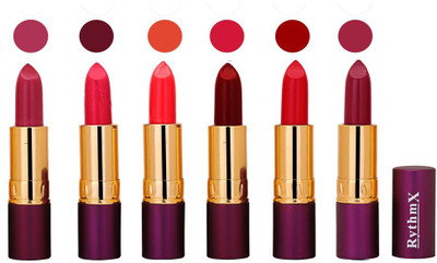 

Rythmx Long Lasting Lipstick (Pack of 6) 1831(Sahde-0134)