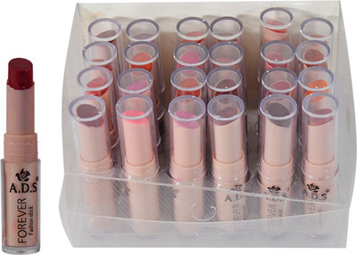 

ADS Cinema Beauty Glossy & Shine Forever Lipstick Pack of 24(GPTGP-A, 3 g)