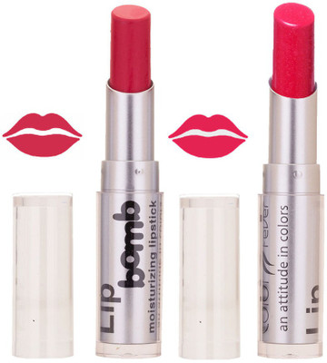

Color Fever Creamy Matte Profissional Pink, Maroon(Pink, Brick Red, 6.4 g)
