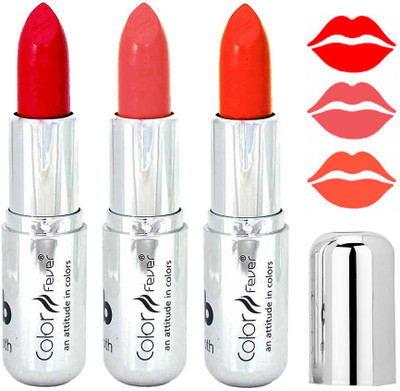 

Color Fever Red Color Lipstick 164016210(Multicolor,, 12.6 g)