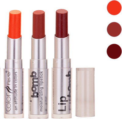 

Color Fever Delhi Ki Mashoor Lipstick 342(Orange, Brick Red, Maroon, 9.6 g)