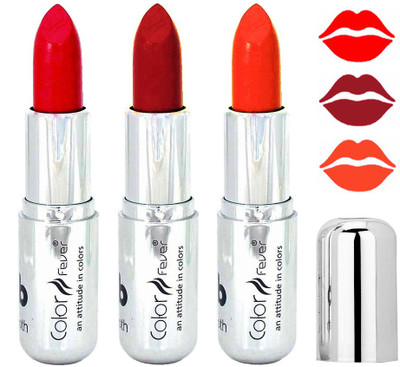 

Color Fever Red Color Lipstick 144201621(Multicolor,, 12.6 g)