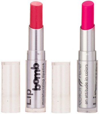 

Color Fever Creamy Matte Limited Offer77160413Red, Neon Lipstick Set(Red, Neon, 6.4 g)