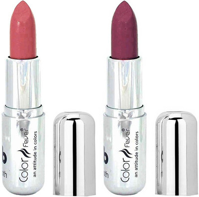 

Color Fever Creamy Matte Shine Purple Lipstick 24201617(Chocolate, Light Pink, 8.4 g)
