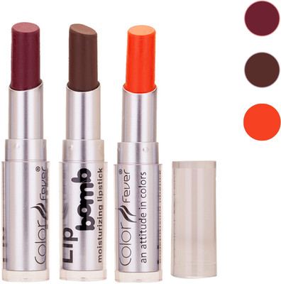 

Color Fever New Delhi Girls Selected Color Lipstick 94(Wine, Brown, Orange, 9.6 g)