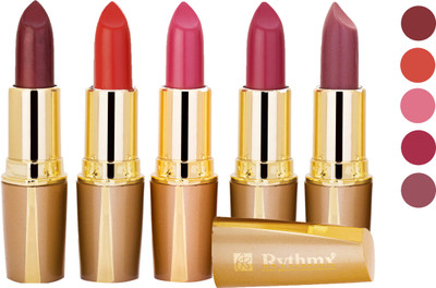 

Rythmx Creamy Matte Lipstick 2207201644 Light Red, Neon Pink, Brown, Light Brown, Pink Lipstick(Brown, Purple, Maroon, Red)