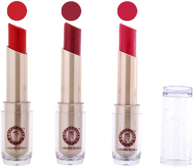 

COLORS QUEEN Glam Lipstick (Deep red, Deep Maroon, Crazy purple)(CQ-152, 4 g)