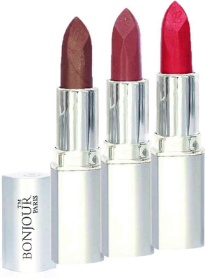 

Bonjour Paris Professional 019 Coffee,Mauve,Pink Lipstick(Coffee, Mauve, Pink, 11.4 g)