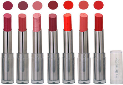 

Rythmx Color Blast Super Stay Lipstick Combo (Pack of 7, in Perfect Sade)184(Red)