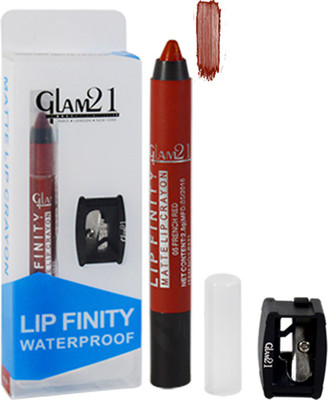 

Glam 21 French Red Matte Lip Crayon Lipstick(5, 2.8 g)