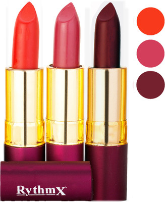 

Rythmx Matte Lipstick 411 428 433(Multicolor,)