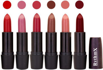 

Rythmx Multi Shade Soft Matte Lipstick (Pack of 6) 983(Shade - 023)