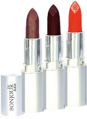 

Bonjour Professional 0216 Coffee Maroon Orange Lipstick(Maroon, Coffee, Orange, 11.4 g)
