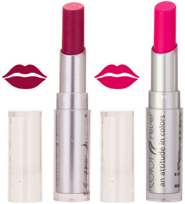 

Color Fever Creamy Matte profissional77160338Purple, Neon Lipstick(Purple, Neon Pink, 6.4 g)