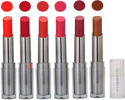 

Rythmx Color Show Creamy Matte Lipstick (Pack of 6) 523(Shade-106)
