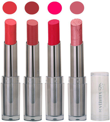

Rythmx Lipstick in Pink,Wine,Rose Pink,Voilet Pack of 4(Multicolor)