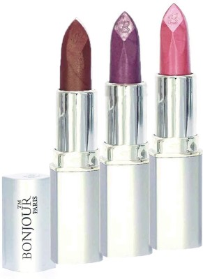 

Bonjour Professional 0287 Coffee Purple Light Pink Lipstick(Purple, Coffee, Light Pink, 11.4 g)