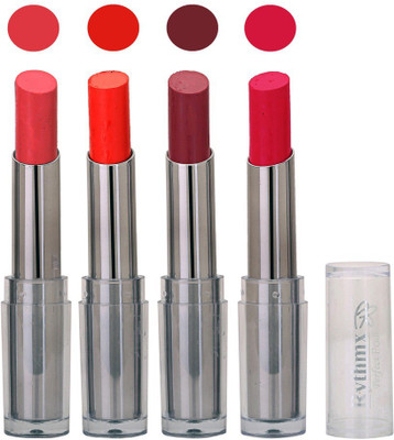 

Rythmx Lipstick in Neon Pink,Frosty,Burgundy,Pink Pack of 4(Multicolor)