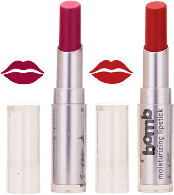 

Color Fever Creamy Matte profissional77160332Purple, Pink Lipstick(Purple, Brick Red, 6.4 g)