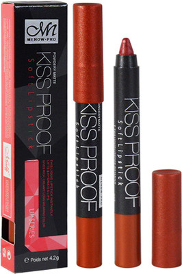 

MN Powdery Matte Kiss proof Soft Matt Marron Lipstick Pack of 1(GT, 4 g)