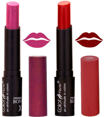 

Color Fever Pink Creamy Matte Lipstick-13-17(Purple, Maroon, 7 g)