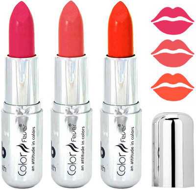 

Color Fever Pink Color Lipstick 1642016220(Multicolor,, 12.6 g)