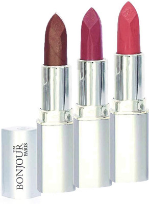 

Bonjour Paris Professional 076 Coffee,Light Pink,Nude Lipstick(Coffee, Light Pink, Nude, 11.4 g)