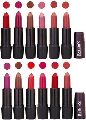 

Rythmx Lipstick Wholesale Rate All Color Combo Set(Shade - 72)
