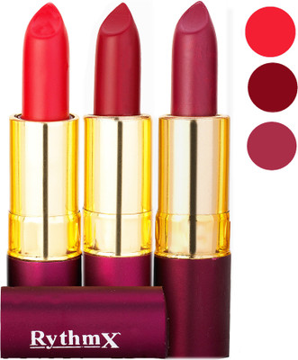 

Rythmx Matte Lipstick Combo 413 415 416(Multicolor,)