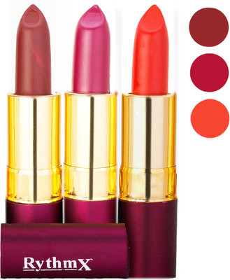 

Rythmx Matte Lipstick Combo 421 431 433(Multicolor,)