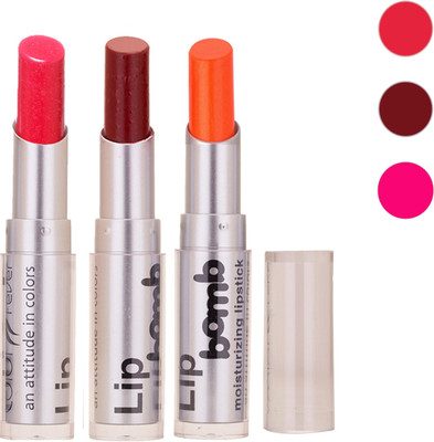 

Color Fever Delhi Ki Mashoor Lipstick 370(Pink, Maroon, Neon Red, 9.6 g)