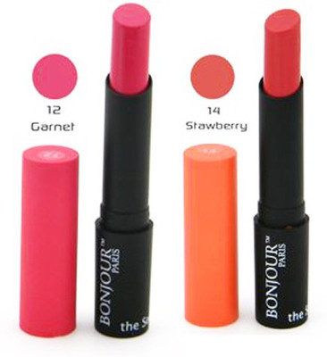 

Bonjour Paris Color Cap Lipstick 14(Pink, Orange, 8.4 g)