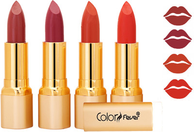 

Color Fever Absolute Non Transfer Matte Lipstick 123(Mauve, Mauve, Brick Orange, Orange, 16.8 g)