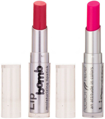 

Color Fever Creamy Matte Limited Offer77160309Pink, Neon Lipstick Set(Pink, Pink, 6.4 g)