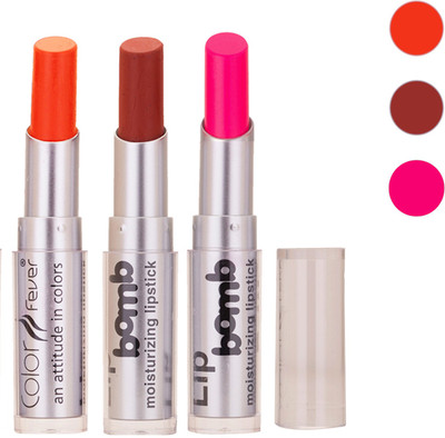 

Color Fever Delhi Ki Mashoor Lipstick 340(Brick, Orange, Neon Red, 9.6 g)