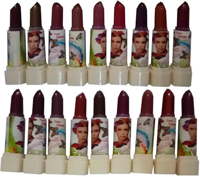 

Kwality Beautiful Lipstick Pack-LOF- of 18(18 Multicolor)