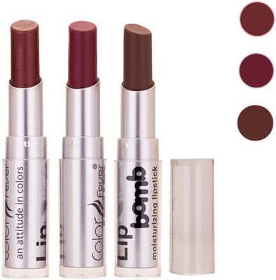

Color Fever New Delhi Girls Selected Color Lipstick 56(Brown, Wine, Brown, 9.6 g)
